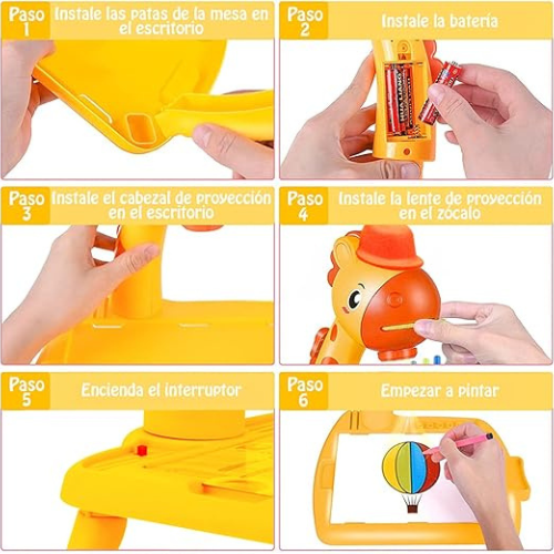 BabyKids® - Mesa Infantil con Proyector LED