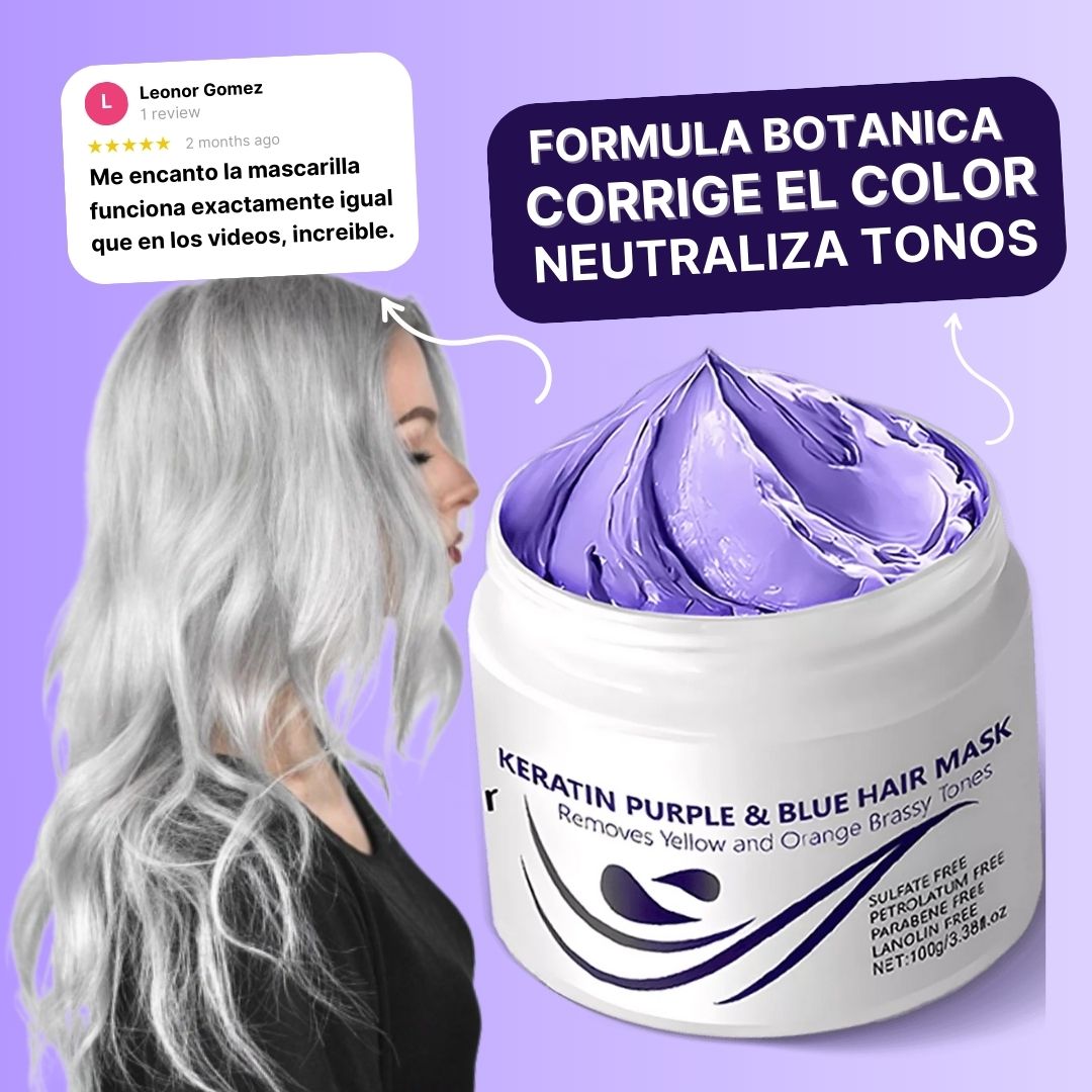 Mascarilla Morada con Keratina – 500ml