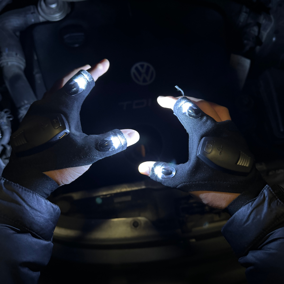 LightGrip🖐️🔦 Guantes LED para trabajo