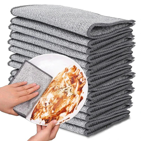 CLEAN FIBER - PAÑO DE ACERO PAQUETE 20 PIEZAS