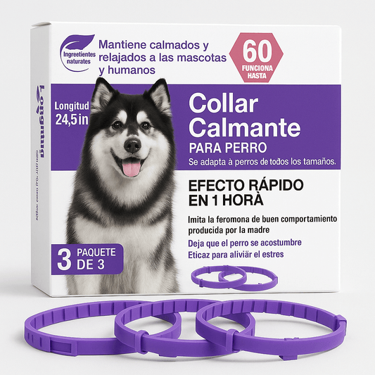 Collar calmante para perros y gatos - 3 PIEZAS
